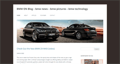 Desktop Screenshot of bmwon.com